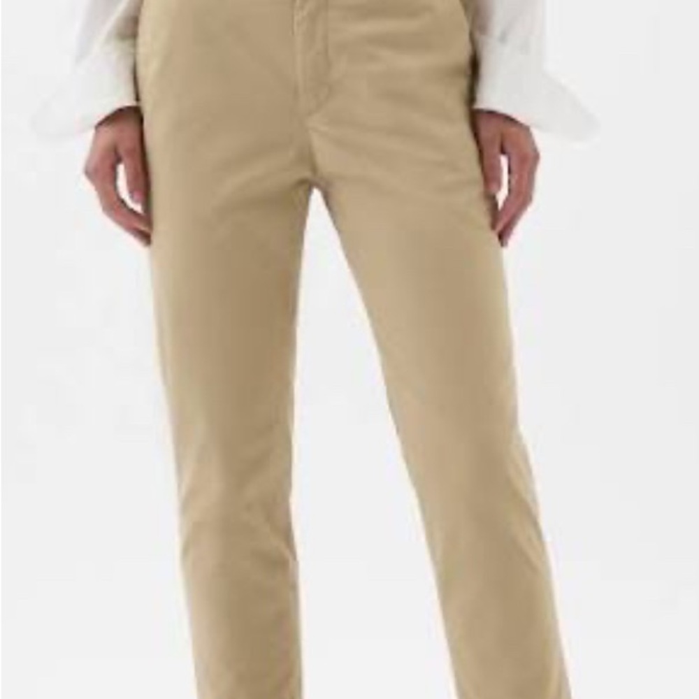 GAP Tan Women's Downtown Kahaki Trousers